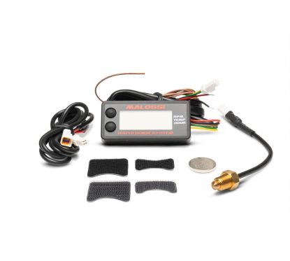 Compteur d'heures digital MALOSSI Rapid Sens Systeme - RPM + Sonde