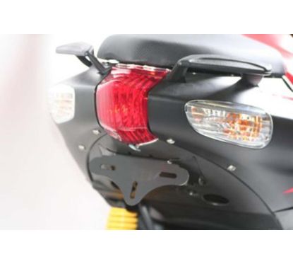 Support de plaque R&G RACING noir Aprilia SR50