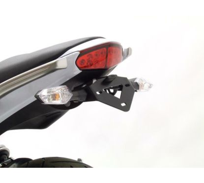 Support de plaque R&G RACING noir Kawasaki ER-6 F/N
