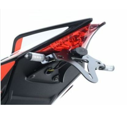 Support de plaque noir R&G RACING Aprilia V4 Tuono