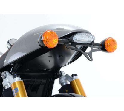 Support de plaque R&G RACING noir Triumph Thruxton/Thruxton R