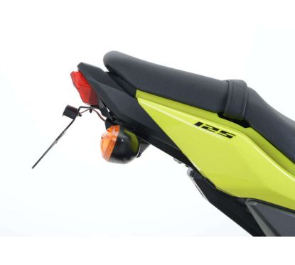 Support de plaque R&G RACING noir compatible clignotants origine Honda MSX125