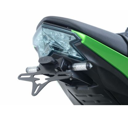 Support de plaque R&G RACING noir Kawasaki Z125