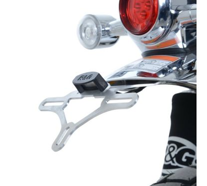 Support de plaque R&G RACING argent Honda Monkey