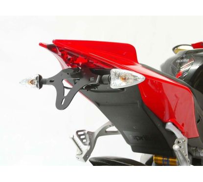 Support de plaque R&G RACING noir Aprilia