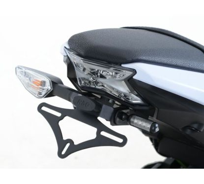 Support de plaque R&G RACING noir Kawasaki Z650