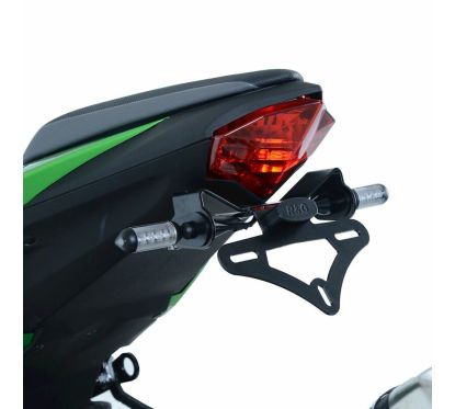 Support de plaque R&G RACING noir Kawasaki Z125