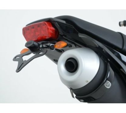Support de plaque R&G RACING noir pour micro clignotants Honda MSX125