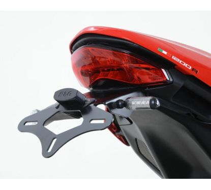 Support de plaque R&G RACING noir Ducati Monster 1200R