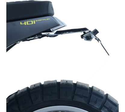 Support de plaque R&G RACING noir Husqvarna 401 Vitpilen/Svartpilen