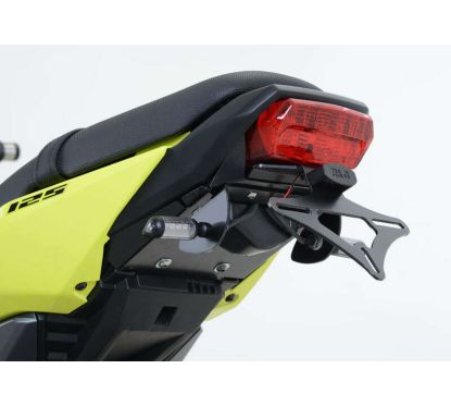 Support de plaque R&G RACING noir compatible micro clignotants Honda MSX125