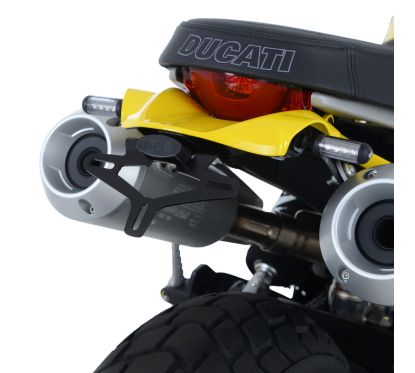 Support de plaque R&G RACING noir Ducati Scrambler 1100