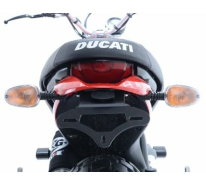 Support de plaque noir R&G RACING Ducati Scrambler Icon