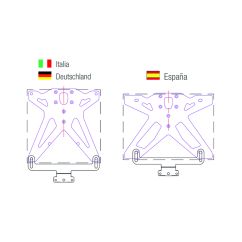 Catadioptre LIGHTECH support horizontale