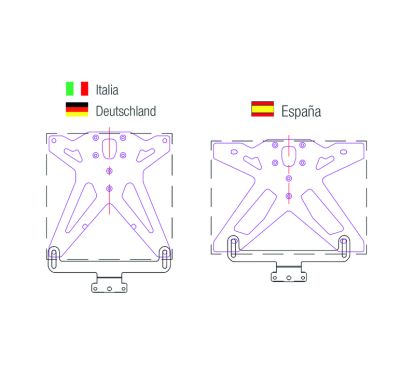 Catadioptre LIGHTECH support horizontale