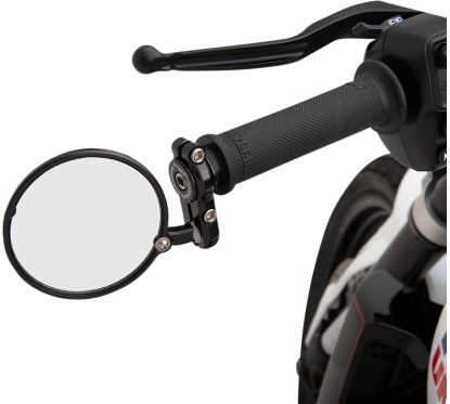 Rétroviseur d'extrémité de guidon rabattable
