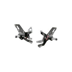 LIGHTECH Repose-pieds arrière réglables avec repose-pieds fixes (usage piste)