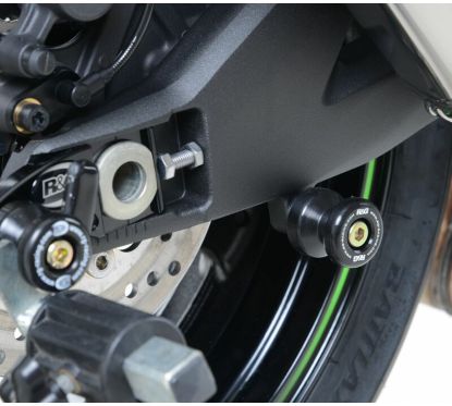 Pions de bras oscillant R&G RACING noir Kawasaki ZX-10R