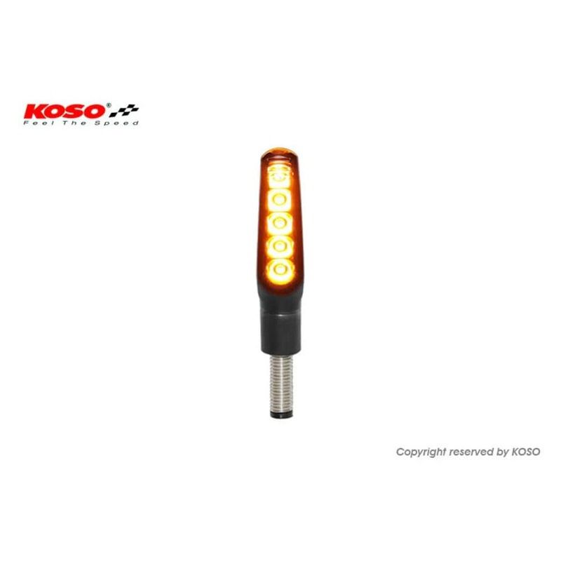 Clignotant Led KOSO GW-01 L'Unite - Noir