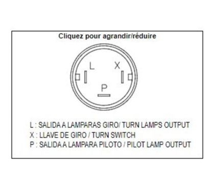 Centrale de clignotants électronique TECNIUM DZE OE 3 pôles 12V