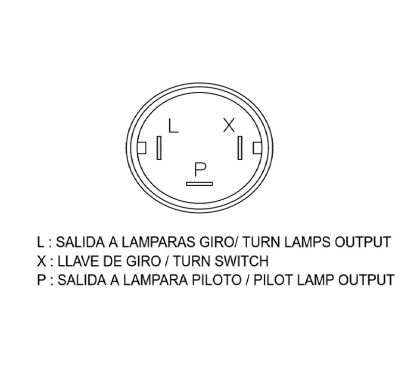 Centrale de clignotants électronique TECNIUM by DZE OE 3 pôles 6V