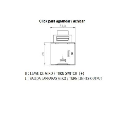Centrale de clignotants électronique TECNIUM by DZE