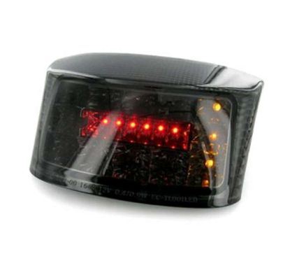 Feu arrière avec clignotants intégrés V PARTS LED fumé MBK/Yamaha