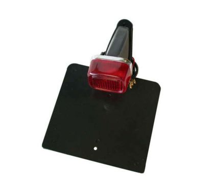 Feu arrière avec support de plaque V PARTS noir type Yamaha TY universel