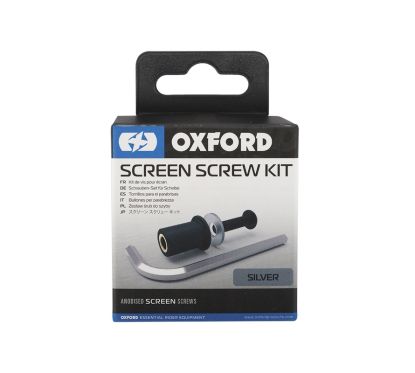 Kit de vis pour bulle OXFORD argent