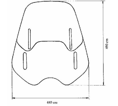 Bulle MRA Varioscreen Naked Bike VNB avec spoiler