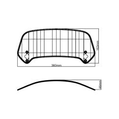 Spoiler de rechange MRA X-Creen Touring XCTA