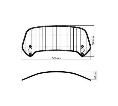 Spoiler de rechange MRA X-Creen Touring XCTA