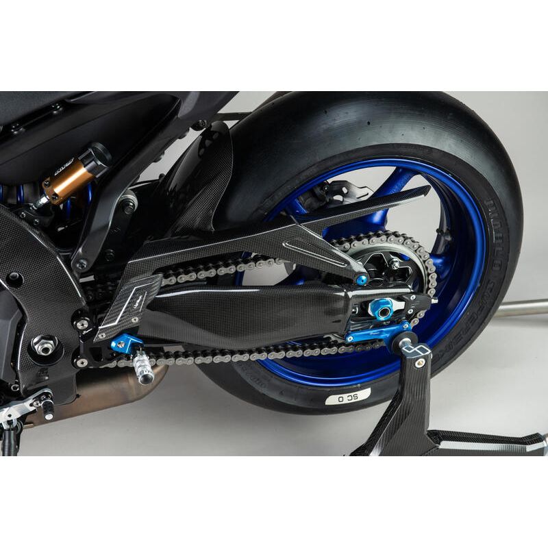 Garde-boue arrière LIGHTECH - carbone brillant