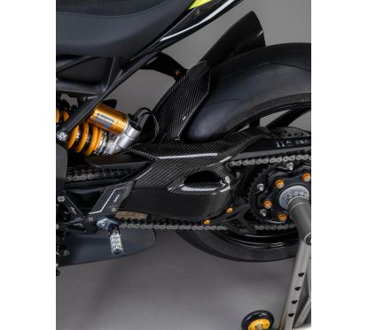 Garde-boue arrière LIGHTECH - carbone brillant