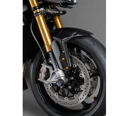 Garde-boue avant LIGHTECH - carbone brillant