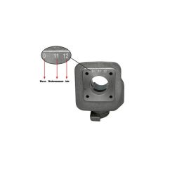 Piston MALOSSI ø40mm pour 2T - avec axes et segments