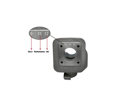 Piston MALOSSI ø40mm pour 2T - avec axes et segments