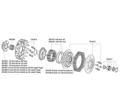 Embrayage POLINI HT for Race - 23 dents droites