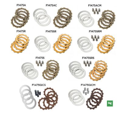 Kit disques garnis d'embrayage NEWFREN Standard