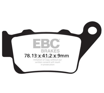 Plaquettes de frein frittées pour scooter série SFA-HH