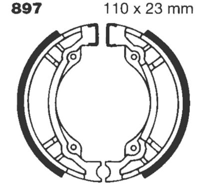 Mâchoires de frein standard