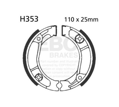 Mâchoires de frein standard