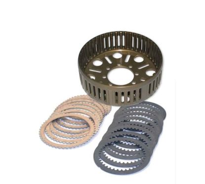 Kit disques garnis + lisses d'embrayage NEWFREN Pro Race - 48 dents