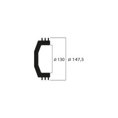 MALOSSI Clutch Bell With Lamellae Int. ø 130