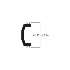 Cloche d'embrayage MALOSSI Maxi Wing ø135 mm