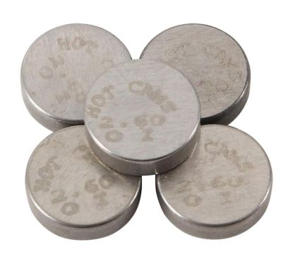 Pastilles de soupape HOT CAMS Ø8,90x2,60mm - jeu de 5