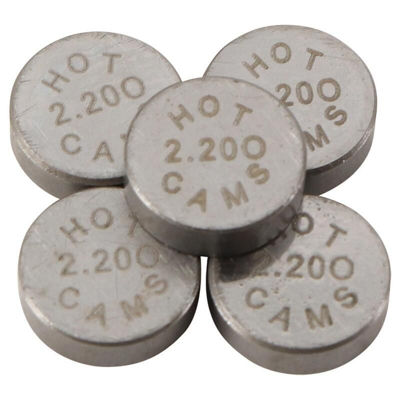 Pastilles de soupape HOT CAMS Ø7,48x2,20mm - jeu de 5