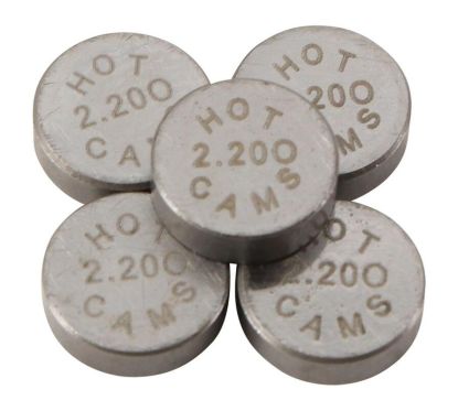 Pastilles de soupape HOT CAMS Ø7,48x2,20mm - jeu de 5