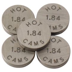 Pastilles de soupape HOT CAMS Ø8,90x1,84mm - jeu de 5