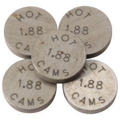 Pastilles de soupape HOT CAMS Ø8,90x1,88mm - jeu de 5